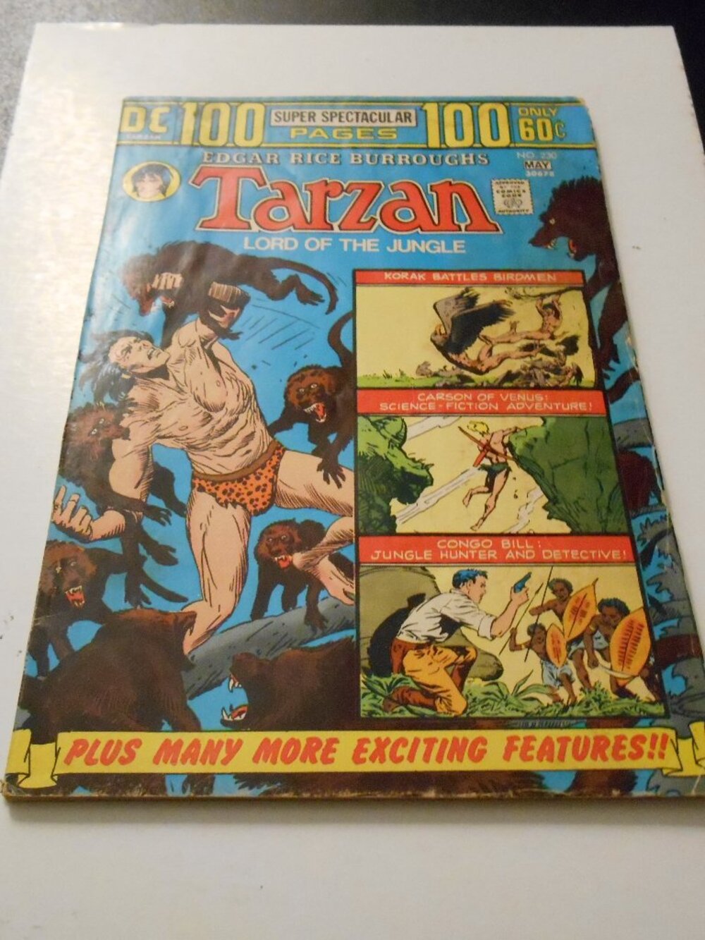 TARZAN # 230 100 PAGE GIANT Rescue of the Fawn Written and Art by Joe Kubert